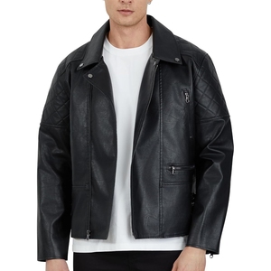 Chaqueta de Cuero Genuina para Hombre 2025, Moderna y Elegante, con Logotipo Personalizado, Novedades, Mejor Fabricación, MOQ Bajo - Product Image 4