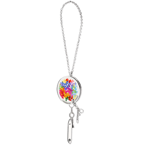 Clip per Borsa Personalizzata con Foglie Colorate, Gadget Personalizzabile con Funzione di Appendimento - Product Image 3