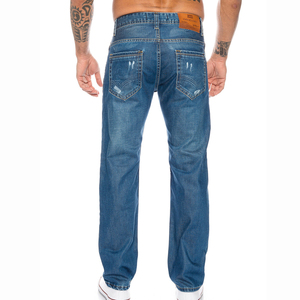 กางเกงยีนส์ผู้ชายหลายกระเป๋าขายดีใหม่จากปากีสถานและการปรับแต่งการออกแบบที่ไม่ซ้ํากันวัสดุคุณภาพสูง 100% - Product Image 4