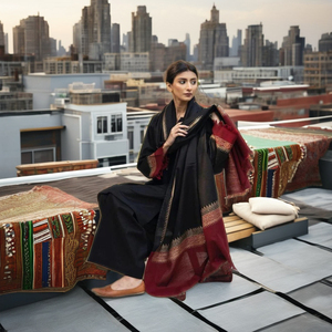 Vestido informal de mujer de calidad fina Traje Shalwar Kameez de lino con nuevos diseños para ocasiones formales casuales y de fiesta Ligero - Product Image 2