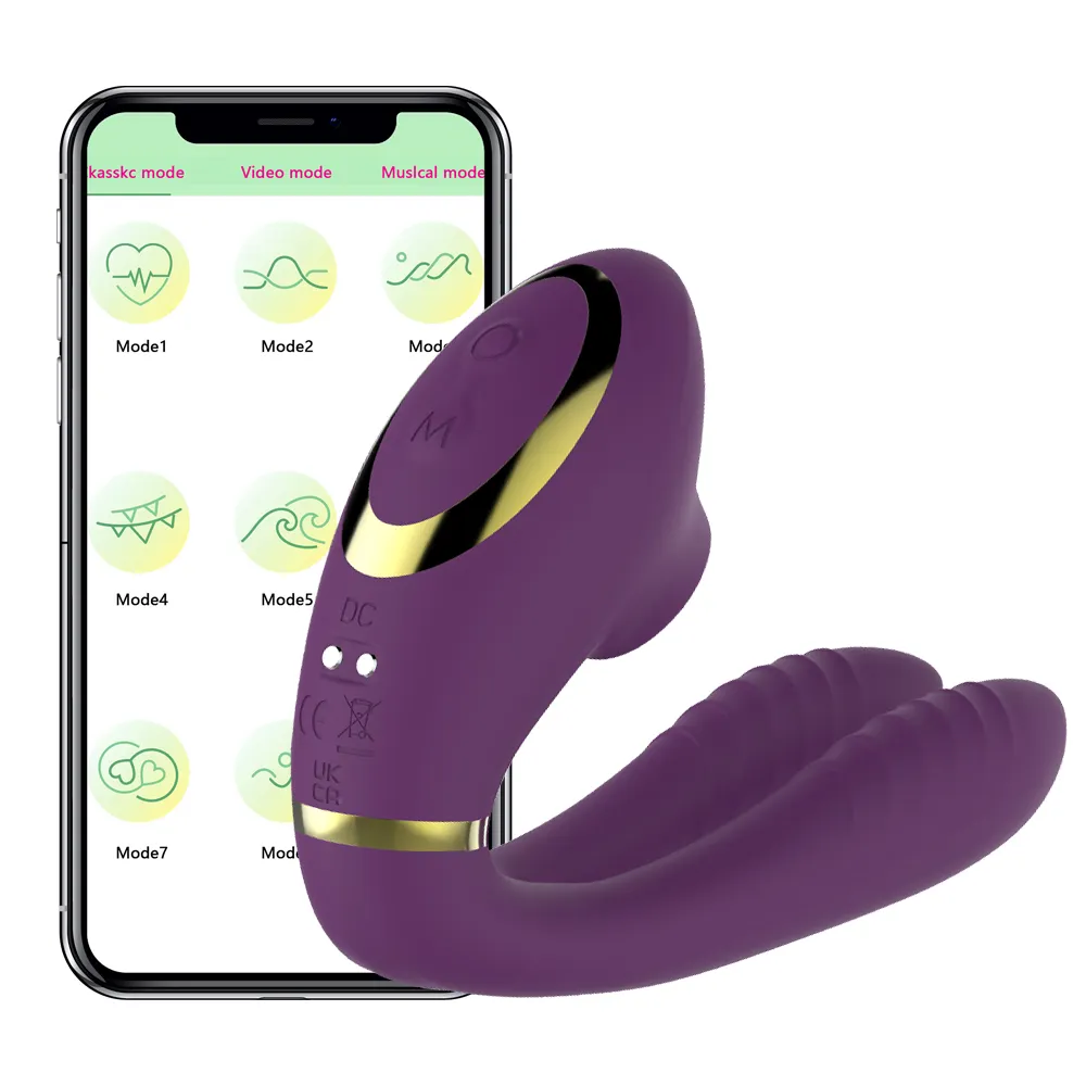 10-klasse Frequentie Zuigen En Vibreren Av Staaf G Spot Kogel Vibrerende Ei Og Zuigen Dual Side Vibrator App Controle Voor Vrouwen