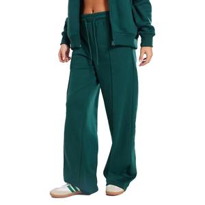 Ensemble de sweat à capuche d'hiver unisexe avec broderie, style vintage, polaire délavée à l'acide, deux pièces - Product Image 3