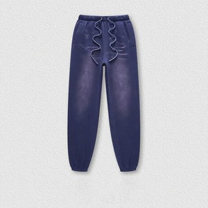 2025 hommes nouveau Baggy survêtement personnalisé brodé pantalon de survêtement évasé à capuche ensemble coton Baggy survêtement - Product Image 5