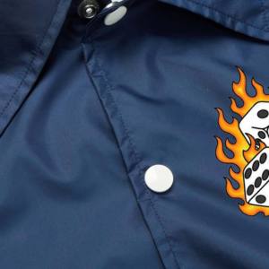 Hot Selling Custom High Quality Embroidery Coaches <b>Rain</b> Jacket <b>Coat</b> Baseball Bomber Letterman Jacket Windbreaker Jacket for <b>Men</b> - Product Image 4