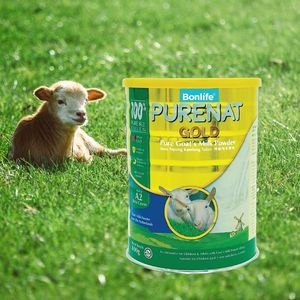 Bonlife Dê Sữa đường miễn phí với DHA, ALA cho não, ruột & Tim Hỗ trợ (800g / 400g có thể) nhạy cảm tiêu hóa - Product Image 1