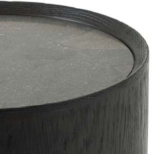 Italian Light Luxury Extendable Wooden Modern Small Round <b>Marble</b> <b>Top</b> Bedside <b>Table</b> - Product Image 2