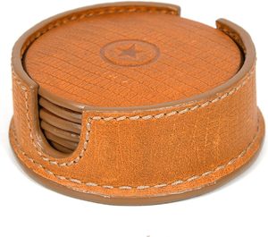 Newly and Round Leather Coaster Specially Design Most Demanding Cheap Price Use for Table Decor in Wedding Party <b>Bar</b> Restaurant - Product Image 5