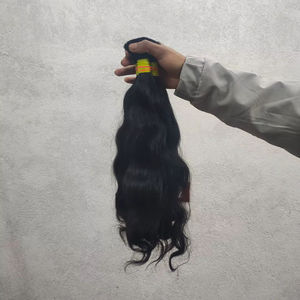 Cheveux humains vierges indiens ondulés naturels 100g Extensions - Product Image 1