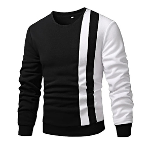 Sudadera OEM de talla grande para hombre, jersey liso de algodón transpirable de alta calidad, estampado en relieve de invierno, tarifa de venta al por mayor sostenible - Product Image 1