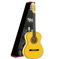 4/4 Black Classical Guitar with Adjustable Truss Rod and Spruce Top | Midex CG-270BK
