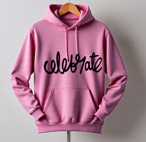 เสื้อสเวตเตอร์มีฮู้ดสีชมพู พิมพ์ลายอักษรอาหรับ แบบสวมใส่สบาย ผ้าฝ้ายเฟรนช์เทอร์รี่ เหมาะสำหรับใส่ในฤดูใบไม้ร่วง - Product Image 5