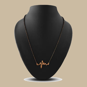 Mangalsutra tradicional de calidad superior con acabado antiguo disponible a precios al por mayor de La India - Product Image 3