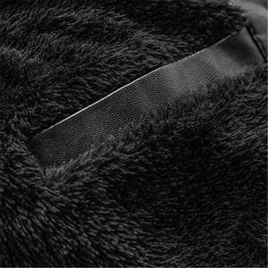 แจ็กเก็ตหนังวินเทจแบบครอปซิปรูดซิปสำหรับผู้ชายปักโลโก้แฟชั่นหนังพียูกันน้ำสำหรับฤดูหนาว - Product Image 6