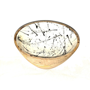 Cuenco de madera maciza para comida de cocina, calidad de lujo, forma personalizada, cuenco para servir comida y fruta de trabajo Meene DE LA India - Product Image 3