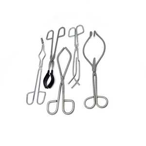 Ensemble de 5 pinces à bécher polyvalentes et robustes en acier inoxydable, instruments chirurgicaux réglables et écologiques - Product Image 2