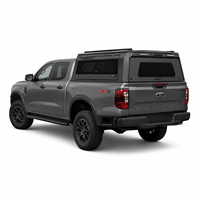 Capot de camion à profil bas et demi-hauteur pour Toyota Tundra avec benne de 6,5 pieds en aluminium