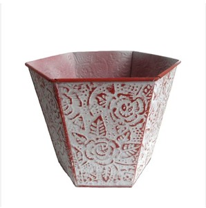 Jardinera de metal de hierro Fabricante mayorista Decoración del hogar y el jardín Jardinera de metal de hierro galvanizado - Product Image 1