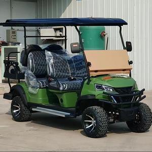 Voiturette de golf électrique 8 places avec sièges arrière confortables et roues durables Option essence incluse - Product Image 6