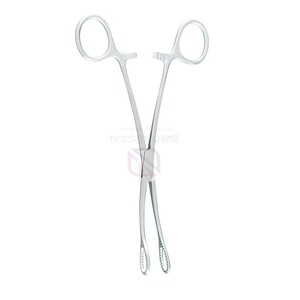 Pinces à éponges en acier inoxydable JIMED SURGICAL, revêtement bleu, pour usage vétérinaire |   Instruments chirurgicaux manuels de haute qualité pour la gynécologie - Product Image 6