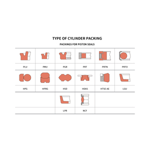 กระบอกไฮดรอลิกตามสั่งอุณหภูมิสูงสำหรับบรรจุด้วยเทคโนโลยีจากเกาหลีใต้สำหรับลูกสูบ/ก้าน/ลูกสูบและก้าน/ซีลกันฝุ่น - Product Image 2