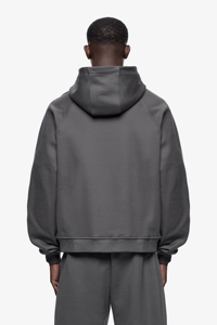 Ensemble survêtement de luxe 2 pièces vente en gros OEM 500GSM sweat-shirt de jogging à capuche zippé lourd surdimensionné avec logo personnalisé pour l'hiver - Product Image 4