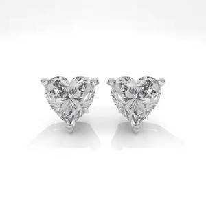 18k Yellow Rose White Gold Lab Grown Diamond <b>Long</b> Dangle Drop <b>Earrings</b> for Gift Wedding Party - Product Image 5