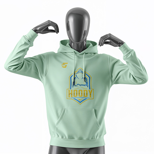 เสื้อฮู้ดสวมหัวมีฮู้ดแบบเรียบใส่ได้ทั้งชายและหญิงโลโก้ตามสั่งผู้ผลิต - Product Image 2