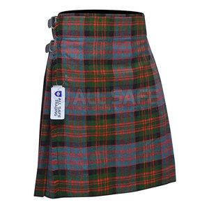 Highland 5 Yard Solid Kilt Premium Tissu Acrylique Conception Personnalisable Taille Réglable pour Hommes Adultes Festivals Spécial - Product Image 2