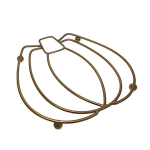 Salvamanteles de calabaza de aluminio de nuevo diseño con mesa de Color negro resistente al calor Pan & Hotpot salvamanteles protector hecho a mano a granel - Product Image 5