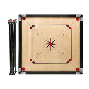 Hot Sale Home Entertainment <b>Carrom</b> <b>Board</b> Sets With Bag Wholesale Price Durable Wooden <b>Carrom</b> <b>Board</b> in Custom Logo - Product Image 1