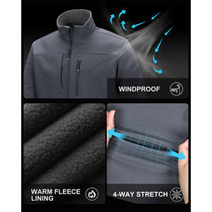 Vestes d'extérieur en coton 100% vieilli vintage personnalisées pour hommes Streetwear fermeture éclair fourrure de lapin Logo avant saison d'hiver Service OEM - Product Image 6