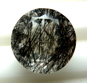 หินหลวมสำหรับเครื่องประดับเบาะอัญมณีควอตซ์ไหมทองสีดำรูปไข่ทรงกลมทำด้วยมือเหลี่ยมเพชรพลอยธรรมชาติสีดำ10ที่มีคุณภาพสูง - Product Image 5