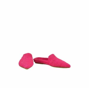 Chaussures marocaines faites à la main en raphia naturel, et semelles en cuir véritable - Product Image 1