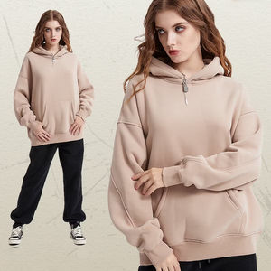 Sweat à capuche vierge personnalisé ODM unisexe en polaire épaisse 500g Spandex/Polyester avec poches brodées pour streetwear hivernal - Product Image 3