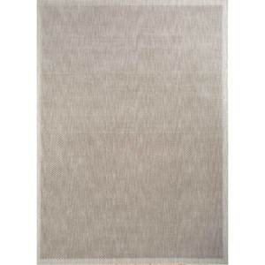 Alfombra Rectangular de Lana y Yute Tejida a Mano en Gris y Negro, Diseño Abstracto para Decoración del Hogar, Modelo Hwl-90 - Product Image 1