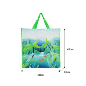 ถุงช้อปปิ้งผ้า PP ทอ - ลวดลายและหูหิ้วปรับแต่งได้ มีหลายขนาดให้เลือก - Product Image 6