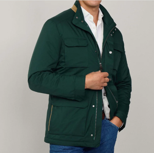 Plus Sizes Men Fashion Wear Bubble Fabric150 Gram Fluff Leather Jacket Out Door Jackets For Men's <b>In</b> <b>All</b> Size - Product Image 1