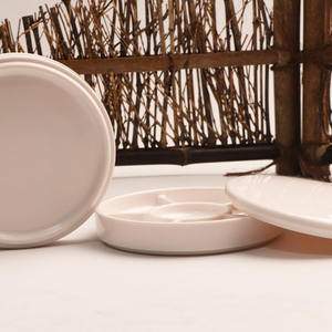 <span class=keywords><strong>Palette</strong></span> de peinture ronde en plastique Mikailan 106*19mm avec couvercle, <span class=keywords><strong>pour</strong></span> artiste, peinture blanche, avec couvercle, <span class=keywords><strong>pour</strong></span> l'art - Product Image 2