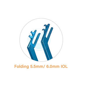 Pinzas Plegables para Lentes de Acero Inoxidable de Calidad Premium, Instrumentos Oftálmicos - Product Image 2