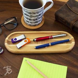 Reposacucharas de Bambú para Encimera de Cocina, 10 x 3.5 Pulgadas, Soporte Redondo para Espátulas de Cocina - Product Image 5