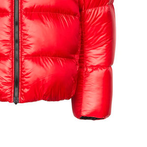 แจ็กเก็ตปลาปักเป้ามันวาวสไตล์ไฮสตรีทพร้อมคอตั้งสำหรับผู้ชายและผู้หญิงฤดูหนาวเสื้อผ้าใส่กลางแจ้งผ้าสภาพใหม่ - Product Image 4