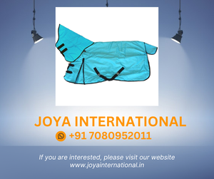 <b>Waterproof</b> Poly Turnout <b>Blanket</b> with Neck Rug - Turquoise 74" Medium - Product Image 2