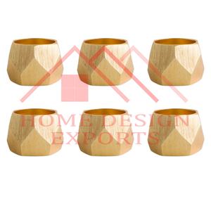 Servilletero de decoración de mesa dorada de Metal de calidad superior para decoración de boda, el mejor vendedor, servilletero de banda triangular de oro antiguo de aluminio - Product Image 2