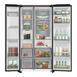 Refrigerador con Congelador de Dos Puertas SERIE 5000 RS70F64KEFEF Air Space AI Total No Frost, Color Negro, Clase E, 91.2x72.6x178.4cm - Product Image 2