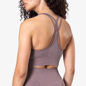 Sujetador deportivo de secado rápido al por mayor, ropa deportiva popular con logotipo personalizado para mujer, ropa deportiva para yoga, Sujetador deportivo, mallas para gimnasio, mallas - Product Image 6