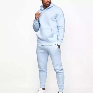 Venta al por mayor nueva llegada de los hombres 100% chándal de algodón personalizado con logotipo propio entrenamiento Jogging Wear Set para el invierno - Product Image 1