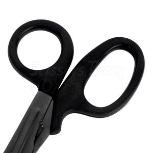 Tijeras multiusos para vendaje de traumatismos con hoja en ángulo y mango duradero para uso en clínica y campo - Product Image 6