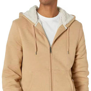 Sudaderas con Capucha de Forro Polar para Hombre, de Alta Calidad, con Cierre Completo, Logotipo Personalizado, Diseño Casual Sólido, 100% Algodón, Transpirables y de Secado Rápido - Product Image 5