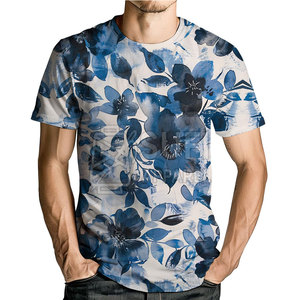 Camisetas de Manga Corta Casuales de Punto 100% Algodón Sólido, Transpirables, de Secado Rápido, Ecológicas y Personalizables para Hombre - Product Image 1
