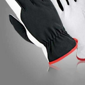 Gants de mécanicien en cuir synthétique durables et confortables de qualité supérieure Design noir élégant avec collier de manchette amélioré pour une utilisation décontractée - Product Image 3